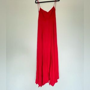 Reformation, long red dress, worn twice